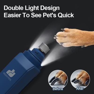 Show full view: GroovyPets Ultra Quiet LCD Display Electric Dog & Cat Nail Grinder, Each slide 4 of 8