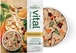 Freshpet Vital Shredded Chicken Recipe with Sweet Potatoes & Carrots Fresh Dog Food, 4.5-lb bag