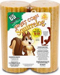 C&S Sweet Corn Squirrelog Refill, 2-lb