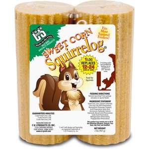 C&S Sweet Corn Squirrelog Refill, 2-lb