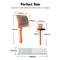 Show in main carousel: Fido Fave Slicker Brush & Comb Set for Dogs, Red Orange, pack of 3 slide 10 of 10
