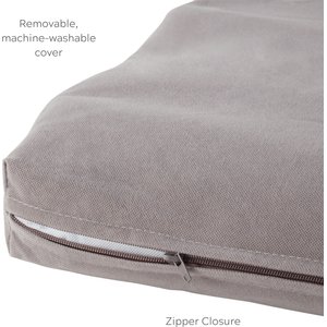 Happy Hounds Carson Deluxe Dog Crate Pad, Gray, 42-in