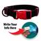 Show in main carousel: Sporn Personalized ID Dog Collar, Black/Red, Large slide 2 of 10