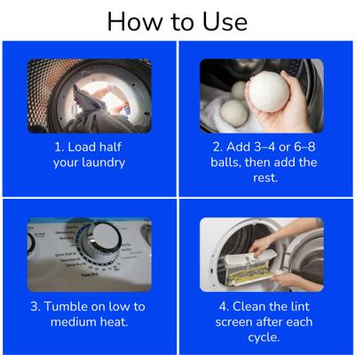 Show full view: Fido Fave Reusable Dryer Balls for Dog Hair Removal, 6 count slide 8 of 10