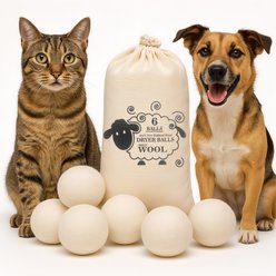 Fido Fave Reusable Dryer Balls for Dog Hair Removal, 6 count