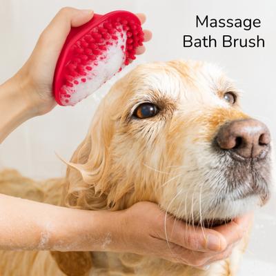 Show full view: Fido Fave Pin Brush, Bathing Brush & Detangling Comb Dog & Cat Grooming Kit, Pink, pack of 3 slide 7 of 8