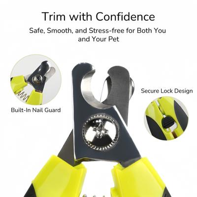 Show full view: Fido Fave Dog Nail Clippers & Trimmer with Safety Guard, Green, pack of 2 slide 5 of 8