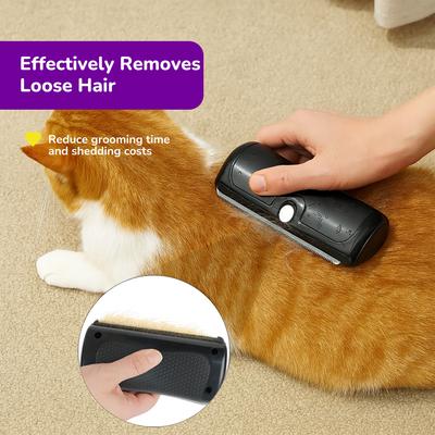 Show full view: Fido Fave Dog Deshedding Brush, Black slide 3 of 8