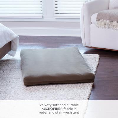 Show full view: Happy Hounds Carson Deluxe Dog Crate Pad, Latte, 42-in slide 5 of 9