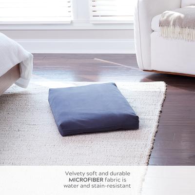 Show full view: Happy Hounds Carson Deluxe Dog Crate Pad, Denim, 30-in slide 4 of 8