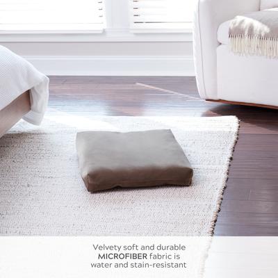 Show full view: Happy Hounds Carson Deluxe Dog Crate Pad, Latte, 24-in slide 4 of 8