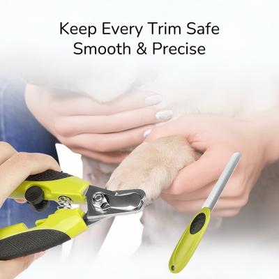 Show full view: Fido Fave Dog Nail Clippers & Trimmer with Safety Guard, Green, pack of 2 slide 3 of 8