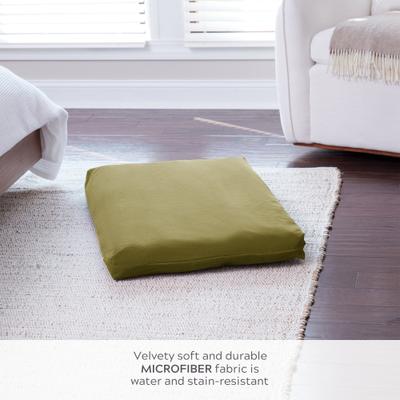 Show full view: Happy Hounds Carson Deluxe Dog Crate Pad, Moss, 36-in slide 4 of 9