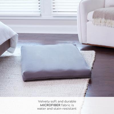 Show full view: Happy Hounds Carson Deluxe Dog Crate Pad, Gray, 42-in slide 5 of 9