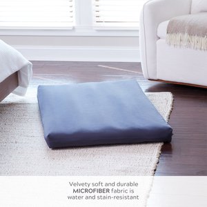 Happy Hounds Carson Deluxe Dog Crate Pad, Denim, 42-in