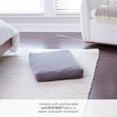 Show full view: Happy Hounds Carson Deluxe Dog Crate Pad, Gray, 30-in slide 4 of 8