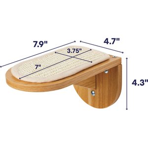 Frisco Wall Mounted Cat Steps, 4 pack