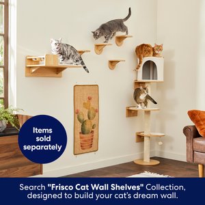 Frisco Cushioned Wall Mounted Cat Wall Shelf