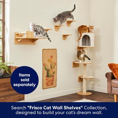 Show full view: Frisco Wall Mounted Cat Steps, 4 pack slide 5 of 9
