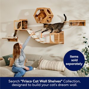 Frisco Cushioned Wall Mounted Cat Wall Shelf