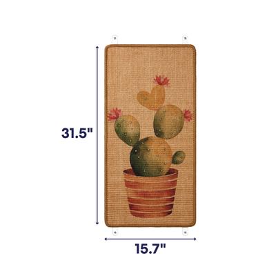 Show full view: Frisco Cactus Wall Mounted Cat Scratching Mat slide 2 of 9