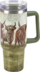 Primitives By Kathy Highland Cows Travel Mug slide 2 of 4