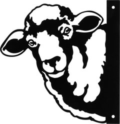 Primitives By Kathy Sheep Metal Outdoor Art