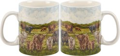 Primitives By Kathy Highland Cows Mug