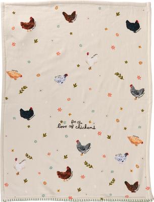 Show full view: Primitives By Kathy for The Love of Chickens Kitchen Towel slide 5 of 5