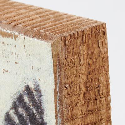 Show full view: Primitives By Kathy Plymouth Rock Chicken Block Sign slide 3 of 3