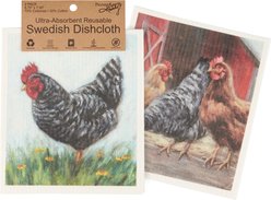 Primitives By Kathy Chickens Swedish Cloth Towel Set slide 2 of 4