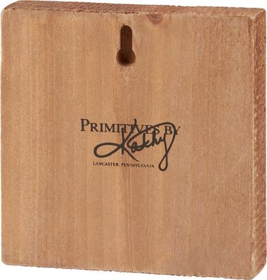 Show full view: Primitives By Kathy Fall Sheep Block Sign slide 2 of 3