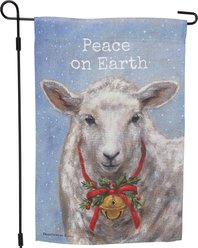 Primitives By Kathy Peace On Earth Garden Flag slide 2 of 4