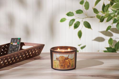 Show full view: Primitives By Kathy Highland Cow Candle slide 4 of 4