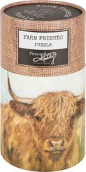 Primitives By Kathy Highland Cow Puzzle slide 2 of 4