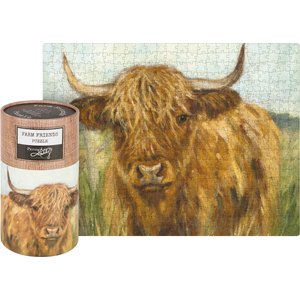 Primitives By Kathy Highland Cow Puzzle