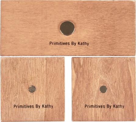 Show full view: Primitives By Kathy Highland Cows Magnet Set slide 3 of 4