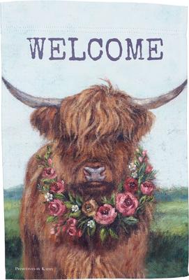 Show full view: Primitives By Kathy Floral Highland Garden Flag slide 3 of 4