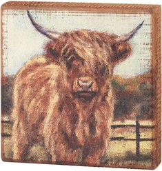 Primitives By Kathy Fall Highland Block Sign