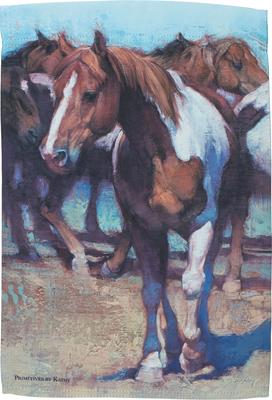 Show full view: Primitives By Kathy Painted Horse Garden Flag slide 2 of 4