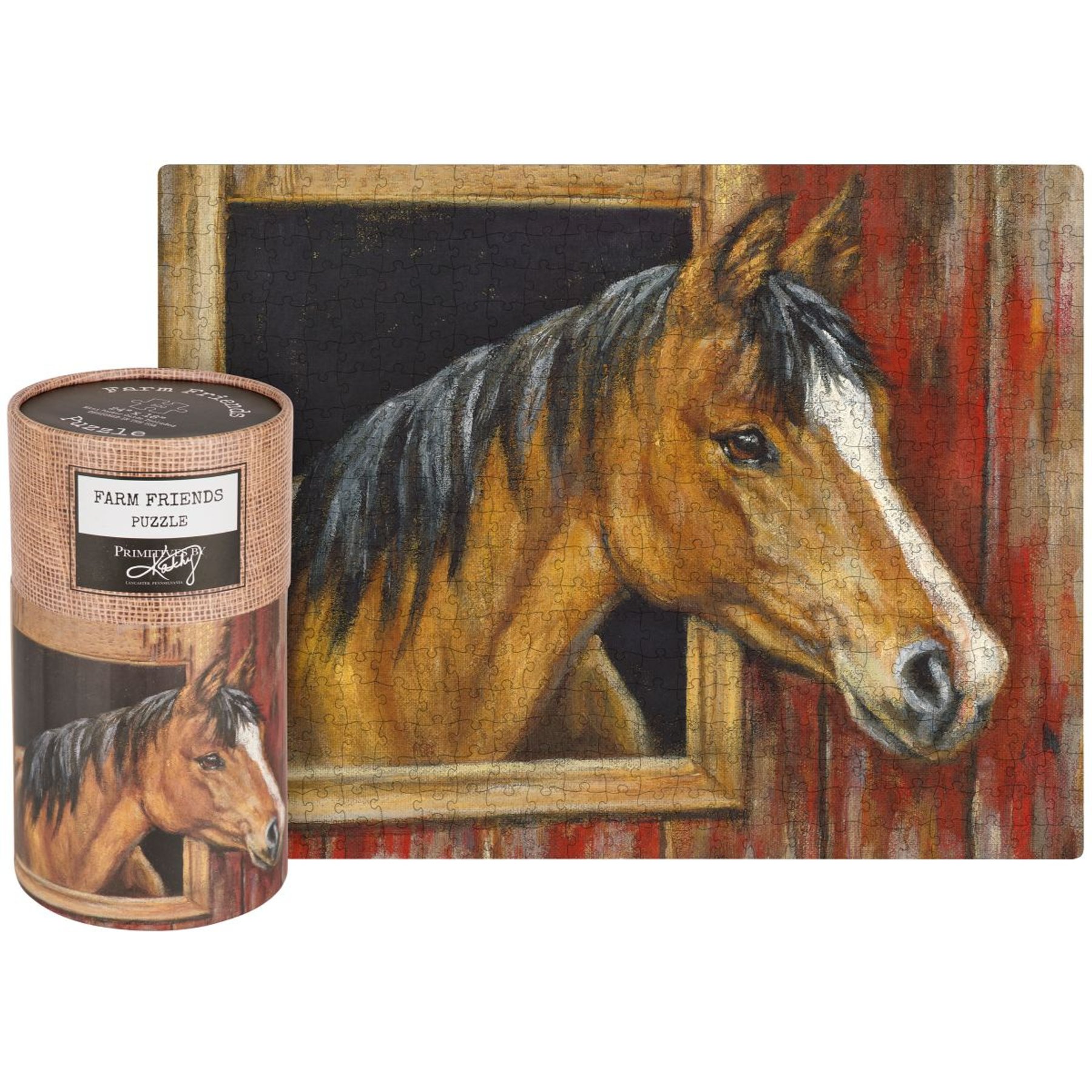 Primitives By Kathy Buckskin Horse Puzzle
