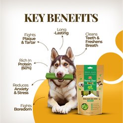 Dogsee Himalayan Yak Cheese Mint Flavor Medium Natural Dog Chews, 6 count slide 2 of 7