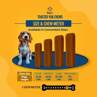 Show full view: Dogsee Toasted Himalayan Yak Cheese X-Large Natural Dog Chews, 1 count slide 10 of 10