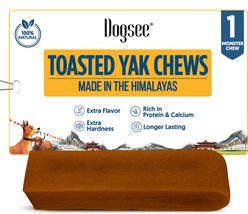 Dogsee Toasted Himalayan Yak Cheese X-Large Natural Dog Chews, 1 count