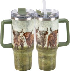 Primitives By Kathy Highland Cows Travel Mug