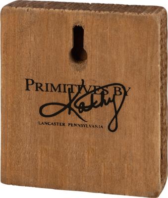 Show full view: Primitives By Kathy Puppy Flags Block Sign slide 2 of 4