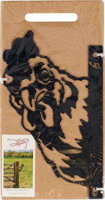 Show full view: Primitives By Kathy Chicken Metal Outdoor Art slide 2 of 4