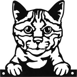 Primitives By Kathy Cat Metal Outdoor Art