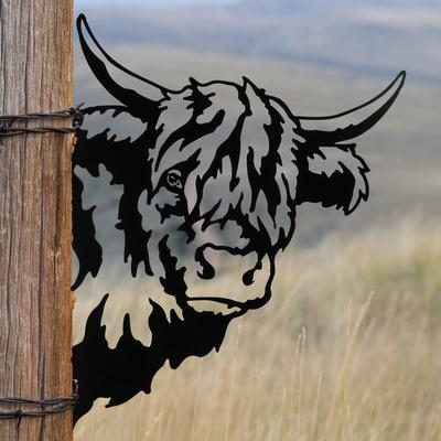 Show full view: Primitives By Kathy Highland Metal Outdoor Art slide 4 of 4