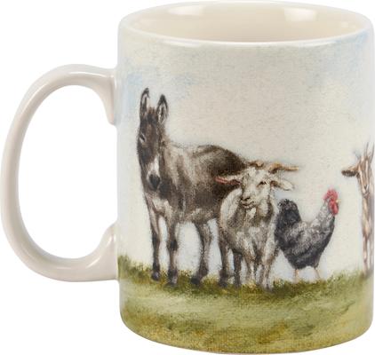 Show full view: Primitives By Kathy Farm Family Mug slide 2 of 3